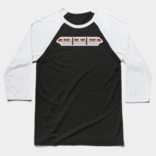 Monorail - Orange Baseball T-Shirt